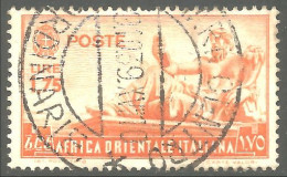 521 Africa Orientale Italiana 1938 Statue Nil Nile (ITC-151b) - Africa Orientale Italiana