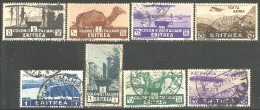 521 Africa Orientale Italiana Eritrea Collection 8 Timbres (ITC-136) - Eritrea