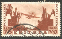 521 Eritrea 1936 Avion Airplane Cactus Cacti (ITC-96) - Eritrea