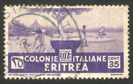 521 Eritrea 1934 35c Berger Shepherd Cow Vache (ITC-94) - Eritrea