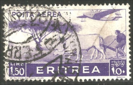 521 Eritrea 1934 1.50 Laboureur Plowing Oxen Boeufs (ITC-95) - Eritrea