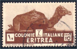 521 Eritrea Posta Coloniale Italiana 10c Dromadaire Camel (ITC-21) - Eritrea