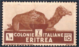 521 Eritrea Posta Coloniale Italiana 10c Dromadaire Camel (ITC-23) - Eritrea