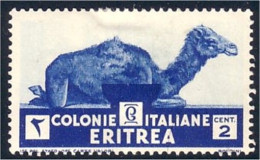 521 Eritrea Posta Coloniale Italiana 2c Dromadaire Camel MH * Neuf CH (ITC-16) - Eritrea