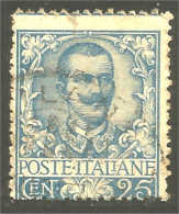 520 Italy 1926 Victor Emmanuel III 25c Blue Bleu (ITA-405a) - Autres & Non Classés