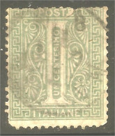 520 Italy 1863 1c Gray Green (ITA-380a) - Autres & Non Classés