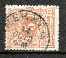 28 Gestempeld MERXEM - COBA 8 Euro - 1869-1888 Lion Couché (Liegender Löwe)