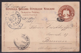 MEXICO. 1903/Mazatlan, Three-centavos PS Card/internal Mail. - Mexico