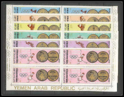 223b YAR (nord Yemen) MNH ** N° 761 / 766 A Jeux Olympiques (olympic Games) Sapporo Gold Médalists Killy Fleming Bloc 4 - Inverno1972: Sapporo