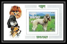 301 Bhutan (bouthan) YVERT ** MNH N° 56 B Chiens (chien Dog Dogs) Non Dentelé (Imperf) - Bhután