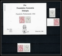 339b - Ethiopie MNH ** Bloc Pro Foundation Economia Ethiopia Bloc Netherland / Lion 1923 / 1984 - Etiopia