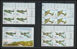 327a Bhutan (bouthan) YVERT ** MNH N° 120 / 122 BLOC 4 + Bloc 7a Avion (plane Planes Avions) CHURCHILL - Bhután