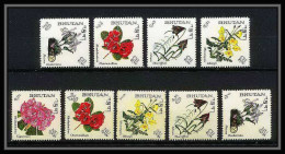 437a Bhutan (bouthan) MNH ** Yvert N° 101 / 109 Mi 130-138 Fleurs (fleur Flower Flowers) 1967  - Bhután