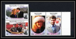 608a Vaitupu Tuvalu MNH ** Sc N° 65 / 66 Royal Wedding Of Prince Andrew And Sarah Ferguson  - Tuvalu