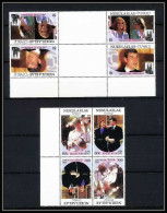 603b Nukulaelae Tuvalu ** MNH Sc N° 61/62 Royal Wedding Of Prince Andrew And Sarah Ferguson 1986 TETE BECHE - Tuvalu