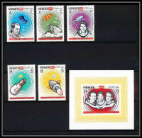 768c Yemen Kingdom MNH ** Mi N° 645 / 649 A + Bloc N° 148 Espace (space) Apollo 7 White Schirra  - Asia