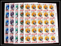 768 Yemen Kingdom MNH ** Mi N° 645 / 649 A Espace (space) Apollo 7 White Schirra Feuilles (sheets) Cote 150 Euros - Asia