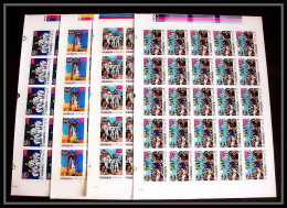 767 Yemen Kingdom MNH ** Mi N° 781 / 784 A Armstrong Apollo 11 Espace (space) Feuilles (sheets) Non Dentelé Imperf - Asia