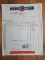 Facture 1952 - La Cire Laquée - Timbre Fiscal 13 Francs - 1950 - ...