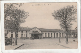 CPA :  14 X 9  -  CORBEIL. - La Gare - Corbeil Essonnes