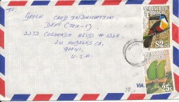 Trinidad & Tobago Air Mail Cover Sent To USA Topic Stamps BIRDS - Trinidad En Tobago (1962-...)