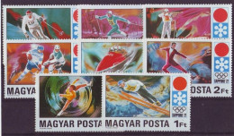 HUNGARY 2720-2727,unused - Inverno1972: Sapporo