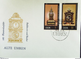 DDR: 3 FDC-Briefe Mit Ausgabe "Alte Uhren" 1975  Knr: 2055/0 - 1971-1980