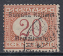 ITALIA - SOMALIA Tax Sassone N.3 Usato - Somalia