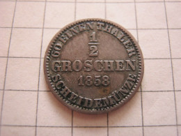 Braunschweig Calenberg Hannover 1/2 Groschen 1858 - Petites Monnaies & Autres Subdivisions