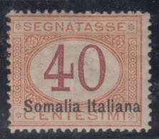 ITALIA - SOMALIA Tax Sassone N.27 Cat. 750 Euro - MNH** - Gomma Integra - Somalia