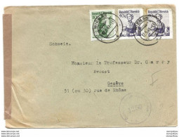 55 - 25 - Enveloppe Envoyée De Wien à Genève 1949 - Censure - Covers & Documents