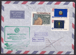 UNITED STATES.  1977/New Orlins, NorthWest Orient Envelope/retour_non Reclame. - Lettres & Documents