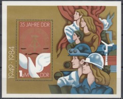 DDR  Block 79, Postfrisch **, 35 Jahre DDR 1984 - Altri & Non Classificati