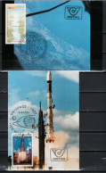 Austria 1982 Space, 2 Commemorative First Day Postcards - Europe