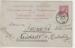 Belgien 1893 - Postkarten 1871-1909