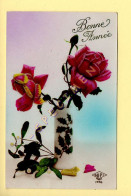 Bonne Année : Fleurs / Roses (voir Scan Recto/verso) - New Year