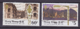 Hong Kong 1990, Mi. 595, 598, 60c. & 5 $ Elektrizität Electricity (o) - Used Stamps