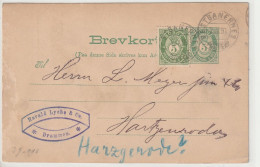 Norwegen 1893 - Covers & Documents