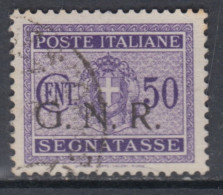 ITALY - 1943 R.S.I. - Sass  Tax N.53/I Brescia Cat 300 Euro - FIRMATO RAYBAUDI  Usato - Taxe