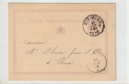 Luxemburg 1875 - Entiers Postaux