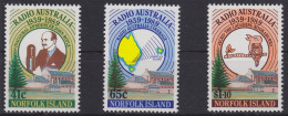 Norfolkinsel 471-472 Postfrisch 50 Jahre Radio Australia, MNH #GE195 - Norfolk Eiland