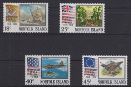Norfolkinsel 177-180 Postfrisch 200 Jahre Unabhängigkeit Der USA #GE185 - Norfolk Eiland