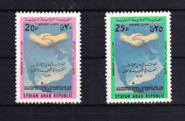 Syrien 959-960 Postfrisch Solidaritätskongreß Mit Aden, MNH #RB546 - Siria