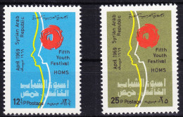 Syrien 1061-1062 Postfrisch Jugendwoche In Homs, MNH #RB535 - Siria