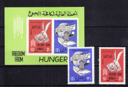 Syrien 831A-832A Und Block 49 Postfrisch Kapmpf Gegen Den Hunger, MNH #RB517 - Siria