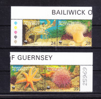 GB Alderney 61-64 Postfrisch Meeresfauna Naturschutz #RG368 - Alderney