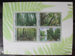 Thailand Block 86 Mit 1723-1726 Postfrisch Wald Natur #RJ424 - Thailand