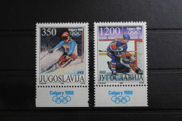 Jugoslawien 2264-2265 Postfrisch Olympische Winterspiele #RK479 - Other & Unclassified