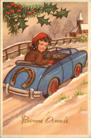Neujahr - Kind In Auto - Nieuwjaar