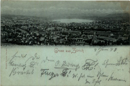 Gruss Aus Zürich - Litho - Zürich